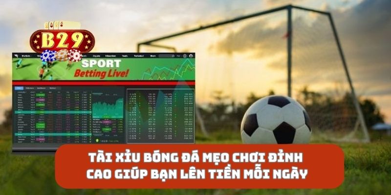 Tài Xỉu Bóng Đá Mẹo Chơi Đỉnh Cao Giúp Bạn Lên Tiền Mỗi Ngày